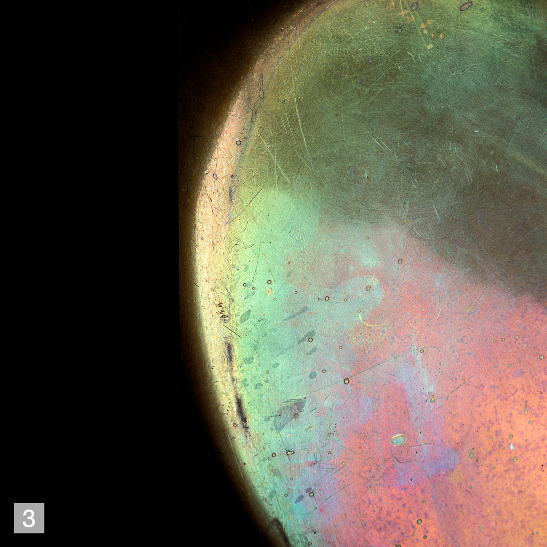 Oxide Layer on a Copper Pan