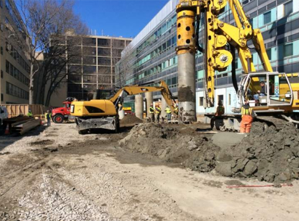 Installation of secant piles