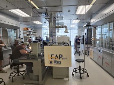 Students in the lab at MIT