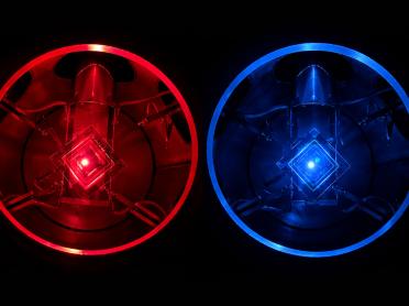 MIT researchers studied the microscopic changes that occur inside LEDs that utilize electrically-excited quantum dots, which are nanoscale particles that emit extremely pure colored light. 